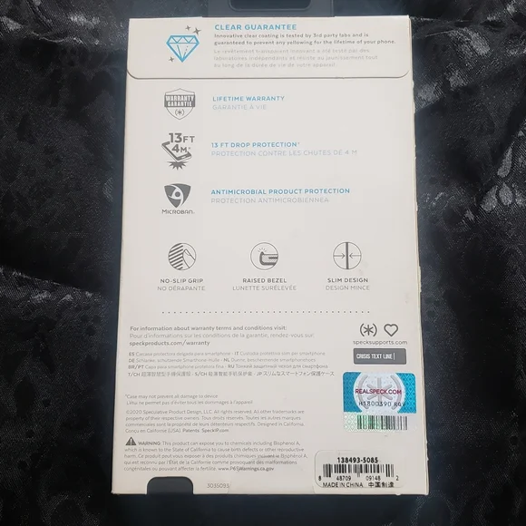 Speck Presidio Perfect-Clear w/Grips iPhone 6.1" (2020) NIB - Picture 6 of 7